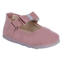 Chiu Bow Applique Detailed Mary Jane Ballerinas - Dark Pink-image-35