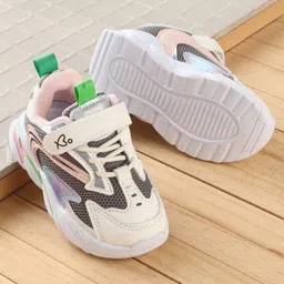 Babyoye Velcro Closure Sneaker Shoes - Pink-picture-5