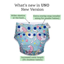 Superbottoms New UNO Freesize Cloth Diaper set of 2 Cloth diaper for Babies Pack of 2 - Multicolor image 2