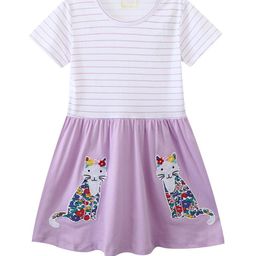 LULU & SKY Girls Printed Nightdress-image-55