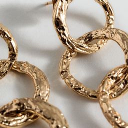 MANGO Circular Shaped Drop Earrings image 2