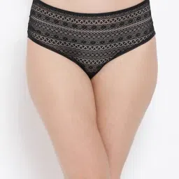 Clovia Black Lace Hipster Panty-picture-37