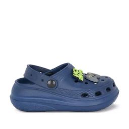 Pantaloons Junior Kids Navy Back Strap Clogs-image-103