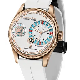 DOUBLERUN Unisex Dial & Bracelet Style Straps Analogue Chronograph Watch H05N19039-23