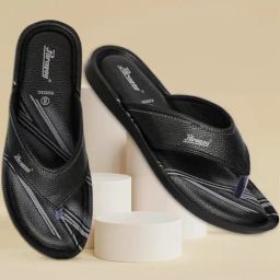 Paragon Men's Black Thong Sandals-image-48