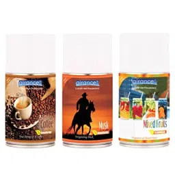 Airance 250 ml Each Coffee,Musk & Mixed Fruit Spray Air Freshener Automatic Spray (Pack of 3)-image-65