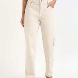 TOMMY HILFIGER Beige Cotton Solid Jeans-picture-29