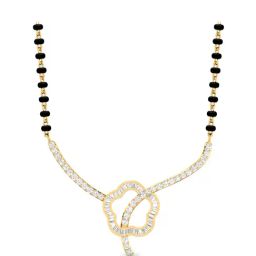 PC Jeweller Mali 18k Gold Mangalsutra Pendant-picture-13