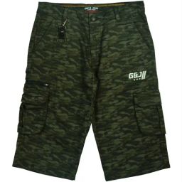 Gini & Jony Kids Green Camouflage Shorts-picture-35