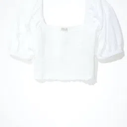 American Eagle Outfitters White Crop Top-image-68