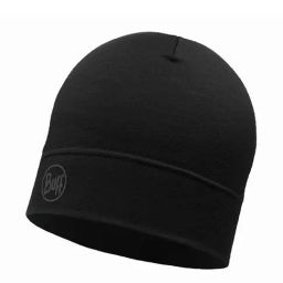 BUFF Black Solid Beanies-image-4