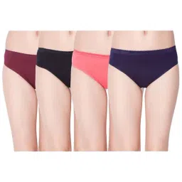 Dollar Missy Multicolor Cotton Hipster Panty (Pack  of 4)-image-19