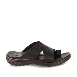 MediFeet Men's Cognac Toe Ring Sandals-picture-32