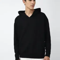 Forever 21 Black Regular Fit Hooded SweatShirt-picture-40