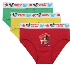 Bodycare Kids Assorted Mickey Print Briefs (Pack Of 3)-picture-20