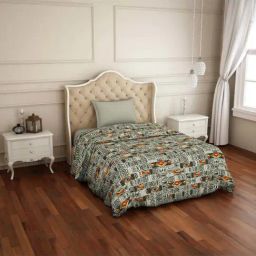 Welspun Grey Microfibre Single Quilt-image-23