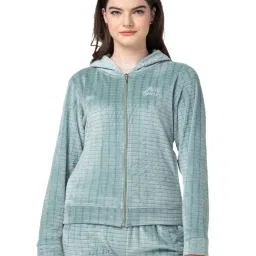 Candyskin Sea Green Graphic Print Hoodie-picture-17