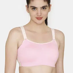 Zelocity by Zivame Pink Sports Bra-picture-19