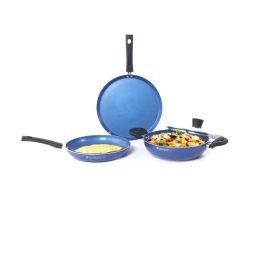 Wonderchef ?Blue Aluminium Cookware 4 Piece Set-picture-12