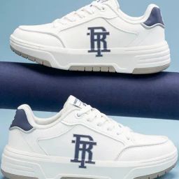 Red Tape Women's Hustle Collection White & Blue Sneakers-image-99