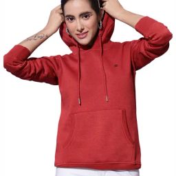 TAB91 Dark Rust Logo Print Sweatshirt-image-3