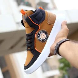 Bacca Bucci Men's GRAVITY Tan Ankle High Sneakers-image-61