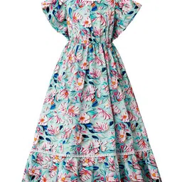 StyleCast x Revolte Floral Print Applique Maxi Dress-image-53