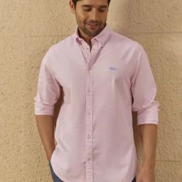ANDAMEN Pink Regular Fit Shirt-picture-36
