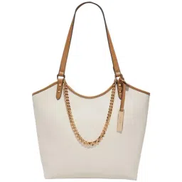 ALDO Bone Solid Large Tote Handbag with Pouch-image-78