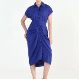 Showoff Blue Regular Fit Dress-image-18