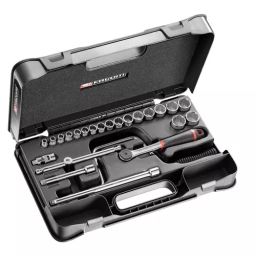 FACOM 3/8 inch Square Drive Socket Set 12 Point, J.161-4P12 (Set of 24 Pcs)-28