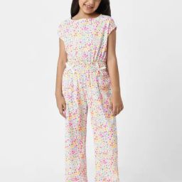 Nauti Nati Girls White Cotton Graphic Regular Fit Jumpsuit-picture-48