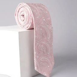 Allen Solly Pink Embroidered Tie-image-96