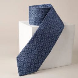 Allen Solly Blue Embroidered Tie-image-69