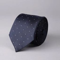 Allen Solly Navy Embroidered Tie-image-80