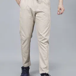 Fort Collins Men Cotton Mid Rise Regular Trousers-image-86