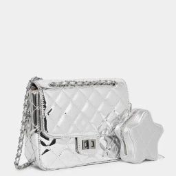 Styli Silver Textured Shoulder Handbag-picture-17