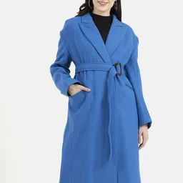 Owncraft Double Breasted Wool Trench Coat-image-3