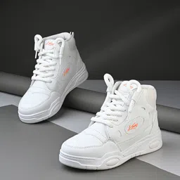 knoos Women Printed High-Top Lightweight Sneakers-picture-22