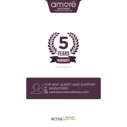 Amore Backmaster Grey & Beige Memory Foam Single Mattress (72 in.L X 36 in. W) image 5