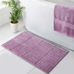 OBSESSIONS Plum Polyester Anti Skid Bath Mat (Medium)-picture-38