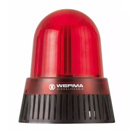 Werma Sounder Beacon 431 Series Red 24 V IP65 Base Mount 114dB at 1 Metre, 431.100.75-image-93
