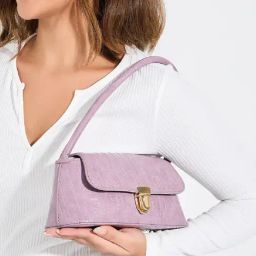 Styli Purple Animal Effect Shoulder Handbag-image-13