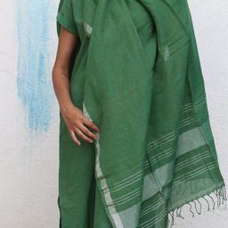 Chidiyaa Woven Design Linen Dupatta image 2