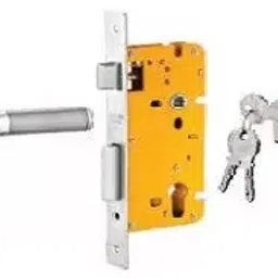 Dorset 60 mm Lever Handle Lock Set with Both Side Key Cylinder Patina ML IP OR-22