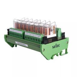 Selec 8 No. of Channels 2 Contact Changeover Relay Module, RLYMD-2-S8-2CO-24VDC-CE-RoHS-26