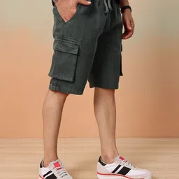 Mast & Harbour Men Pure Cotton Shorts-picture-29