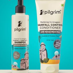 Pilgrim Set Of 2 Redensyl & Anagain Hairfall Control Shampoo & Conditioner image 1