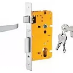 Dorset 60 mm Lever Handle Lock Set with Both Side Key Cylinder Patina ML OS OR-16