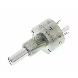 Vishay Panel Mount Rotary Potentiometer 410 mW Power 220 kΩ Solder Lug Terminal, PE30L0FL224KAB (Pack of 10 Pcs)-image-44